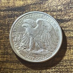 1942 Walking Liberty Silver Half Dollar