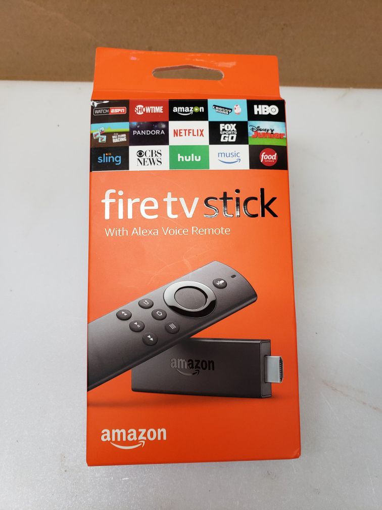 Fire TV Stick with Alexa Remote.