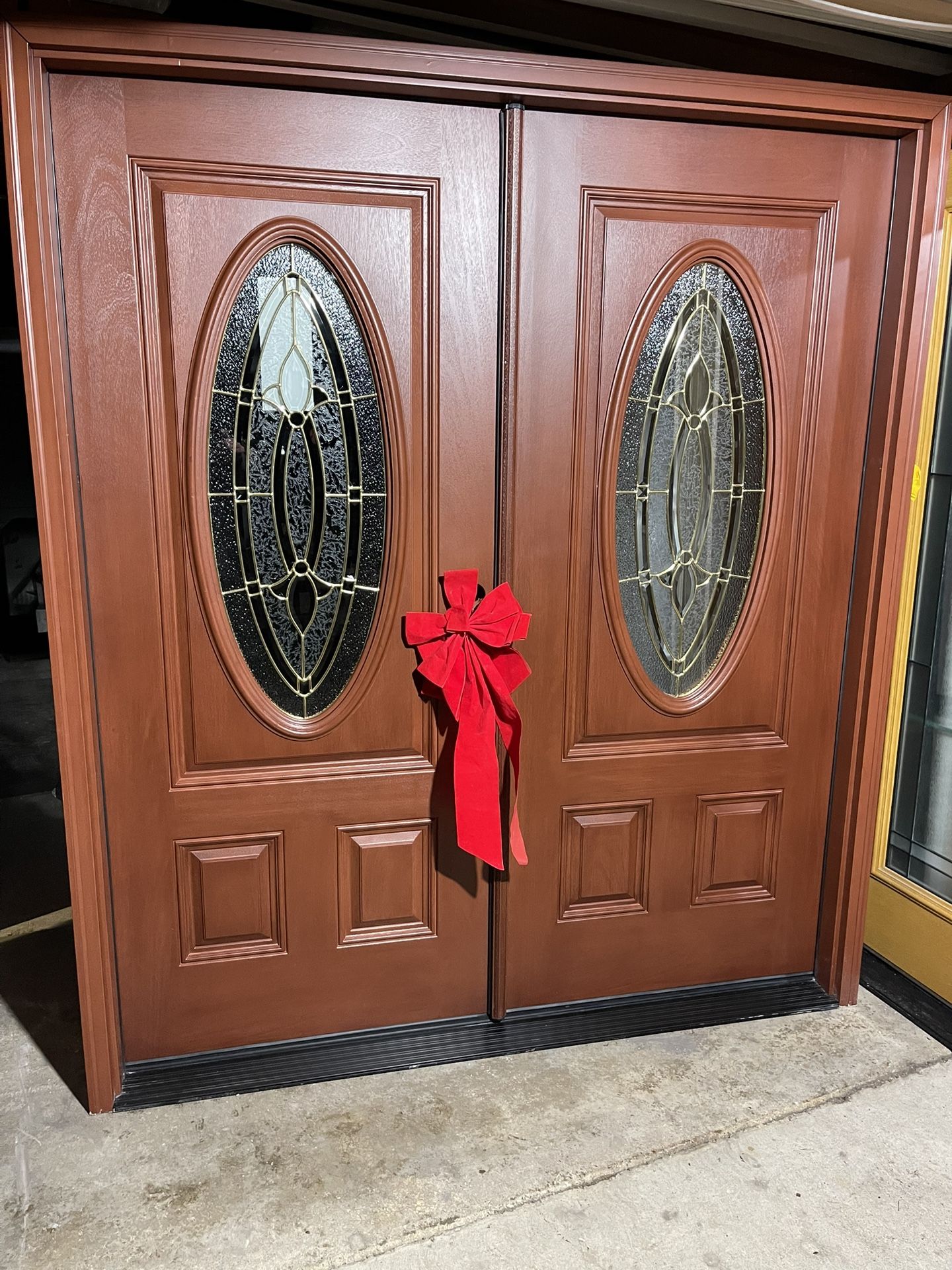 New Double Door Fiberglass Size W70 H81.3/4 Left Hand Open First $2150 Jam Is 4.9/16 Or Patio Door New