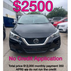 2020 Nissan Versa No Credit Application 