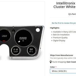C10 1(contact info removed) Digital Dash 