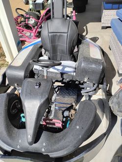 Go-Kart with Steering Wheel and Seat