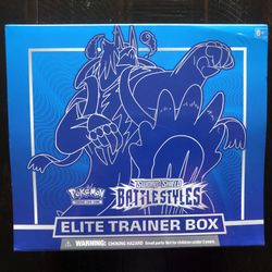 Pokemon Sword & Shield Battle Styles Elite Trainer Box BLUE
