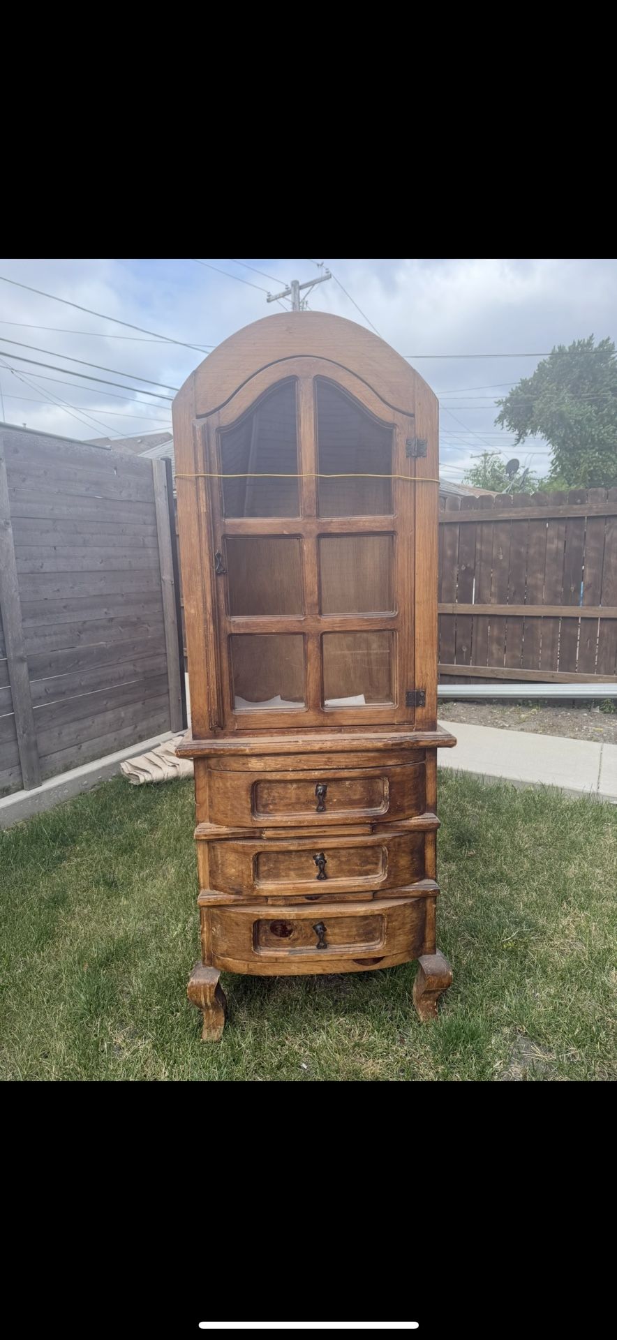 Solid Wood Hutch