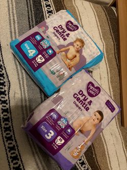 Parent's Choice Dry & Gentle Diapers Size 3 & 4
