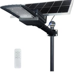 8000W Solar Split-Type Street Light Pole Lamp Floodlight, Solar Security Lights Outdoor Dusk to Dawn, IP65, Suitable for Use in Parking Lots Roads Por
