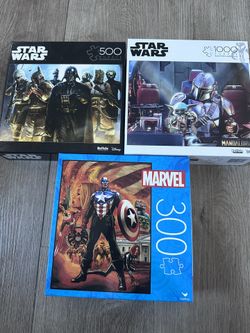 Star Wars Puzzle And Captain America