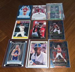 Sport Card Lot, Jeter RC, Rice, Griffey & More