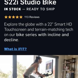  NordicTrack S22i’s 