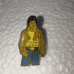 Vintage 1980s Michael Jackson Enamel Pin Figure New Old Stock Sealed Taiwan