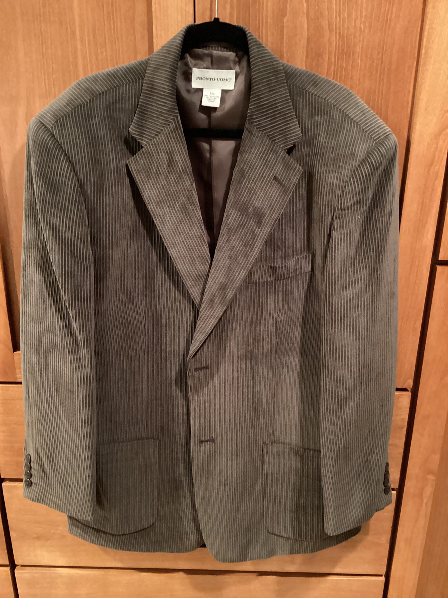 Proto Uomo Men’s Corduroy Sports Coat Xxl Excellent Condition!!!