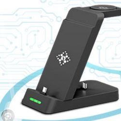 Apple 3 & 1 Fast Charger For Cell, Watch & Air Pods 