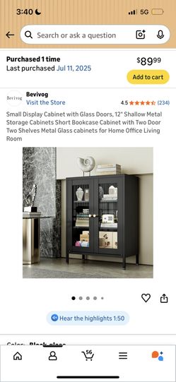 Small Display Cabinet