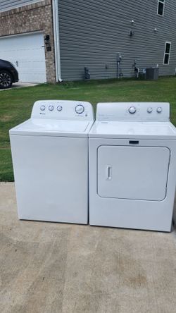 Amana Washer and Maytag Dryer