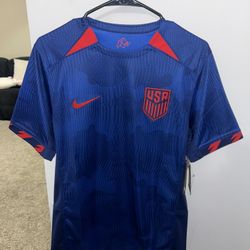 NIKE MEN'S USA 2023/24 AWAY JERSEY ROYAL/RED