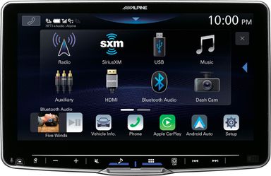 Alpine Halo9 iLX-F509 Digital multimedia receiver — a 9" touchscreen that fits in a DIN dash opening