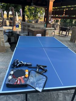 Stiga ping pong table complete set