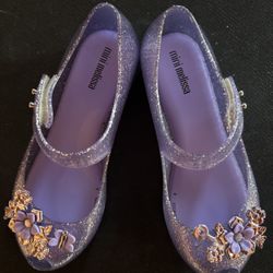 Mini Melissa Purple Sparkles Size 12 