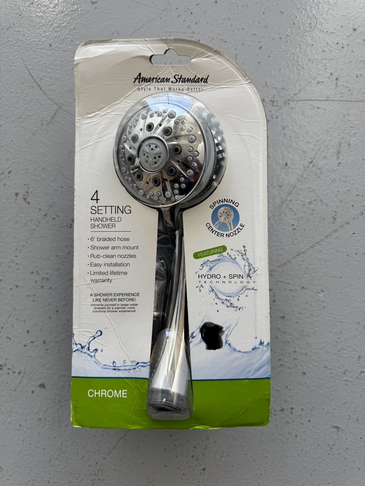 4 Setting Shower Head With Hydro Spin