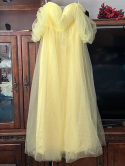 Yellow Sweetheart Dress