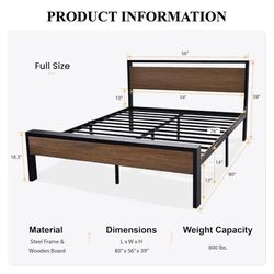 Full Size bed frame 