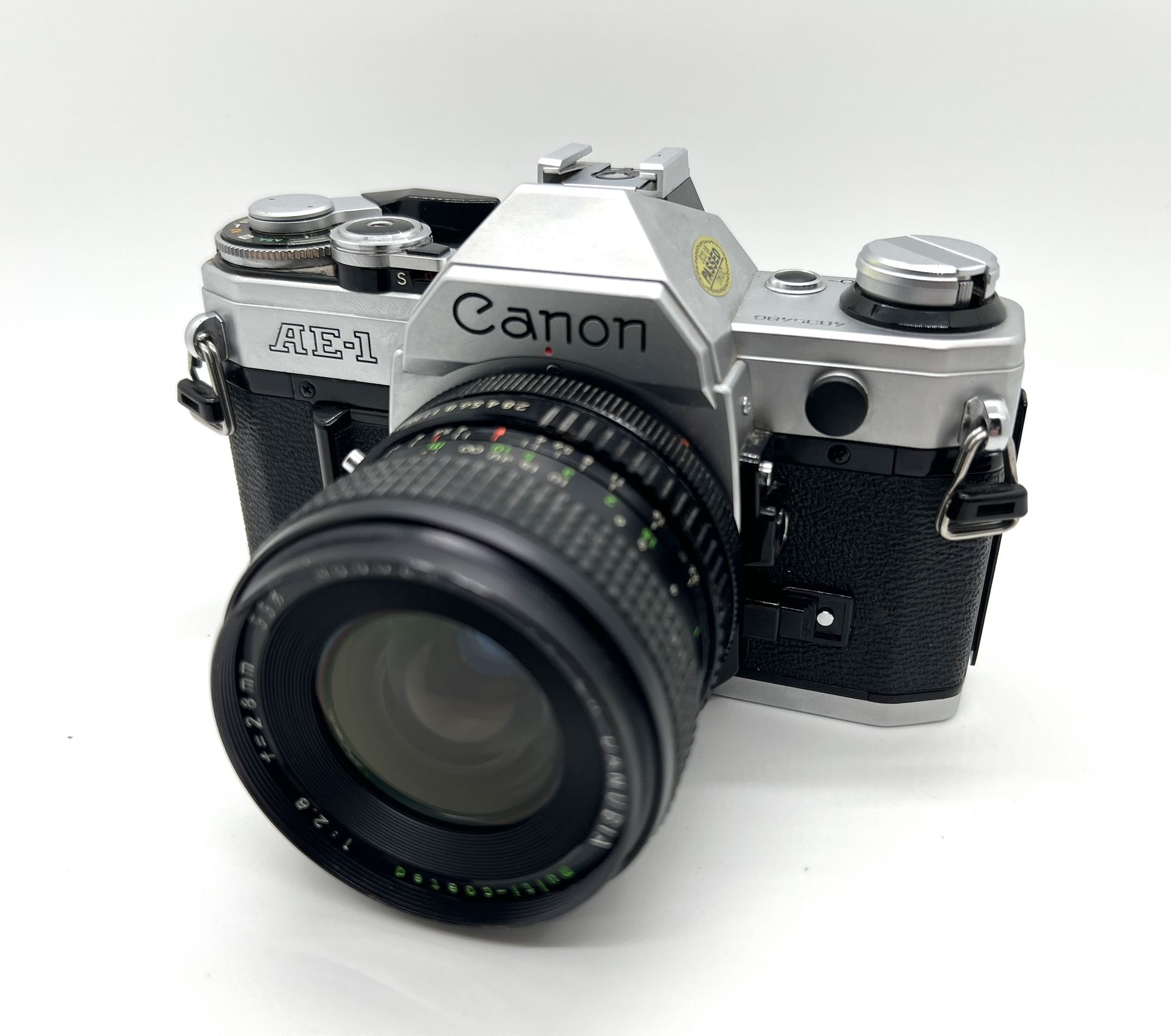 Canon AE-1 Film Camera & 28mm f/2.8 Lens Tested & Working
