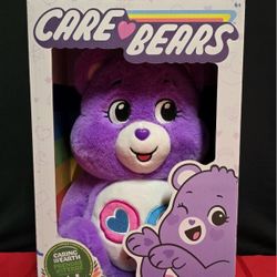 🐻Care Bears 14" Share Bear Plushie - Medium Size - Soft and Huggable Stuffed Animal💜