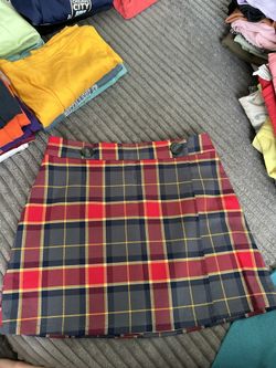 Plaid Skirt