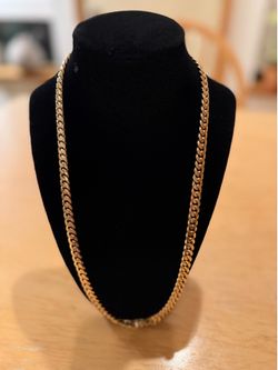 14K Solid Gold Cuban link Chain 116gr 24-inches 7.5mm