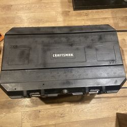 Craftsman 2x4x8 50-gallon wheeled lockable tool box.  