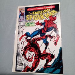 Super Rare Comic The Amazing Spiderman #361 Carnage Part One