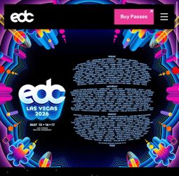 EDC 2026 ticket