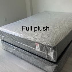 New Full Size Mattress + Box Spring 