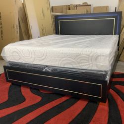 $699 Brand New King Bed Frame With Mattress (Read Description Below)