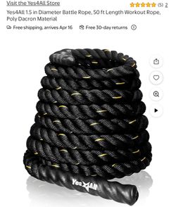 Brand new 50 foot battle rope