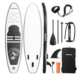 Inflatable paddle board