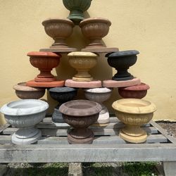 Concrete Flower Pots 