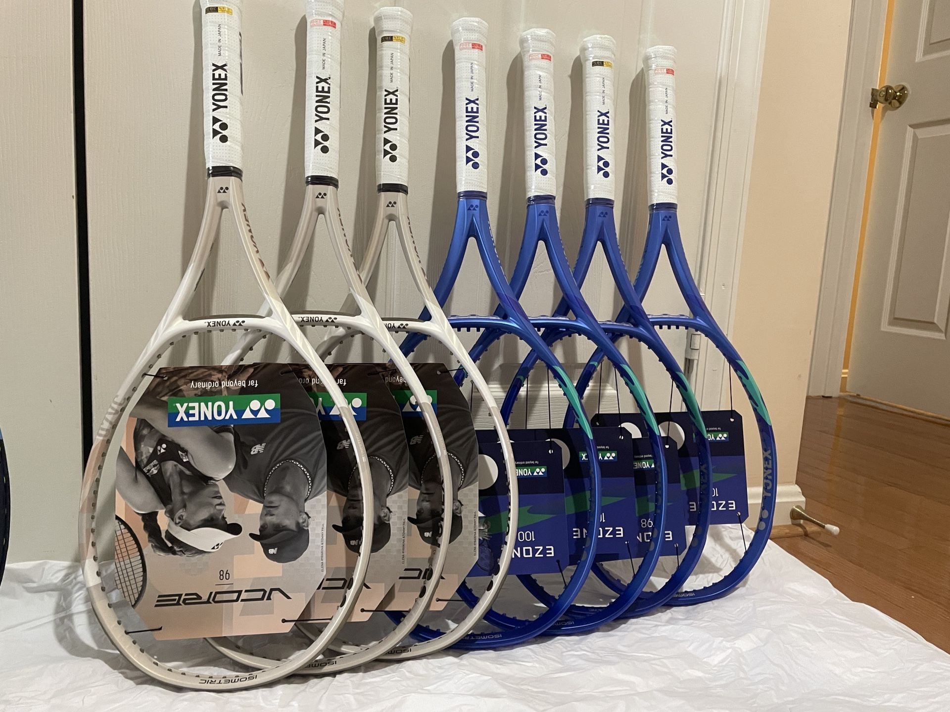LOT Yonex New Vcore And Ezone Tennis Racket Racquet