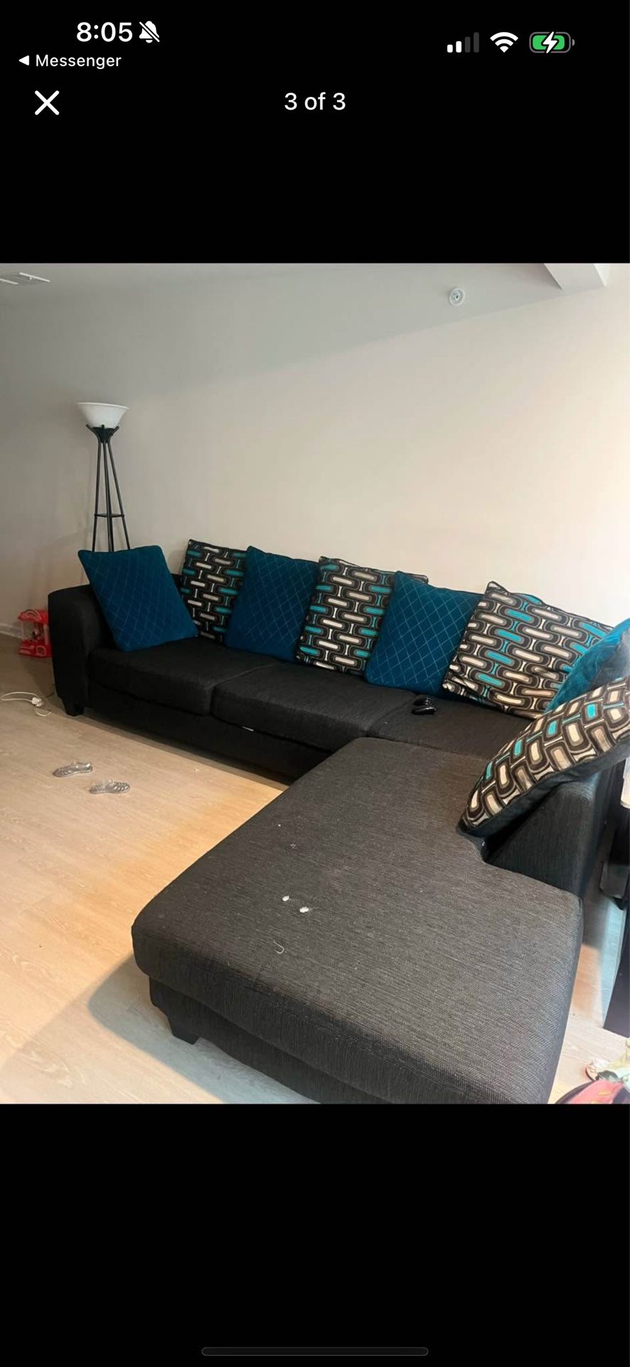 2 peice lshape sectional
