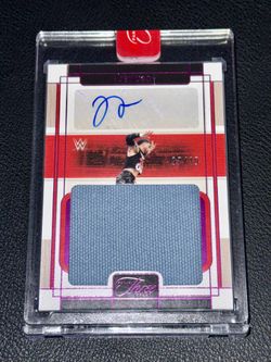 2024 Panini WWE Three Count Jey USO Memorabilia Autograph #’d 7/10 YEET