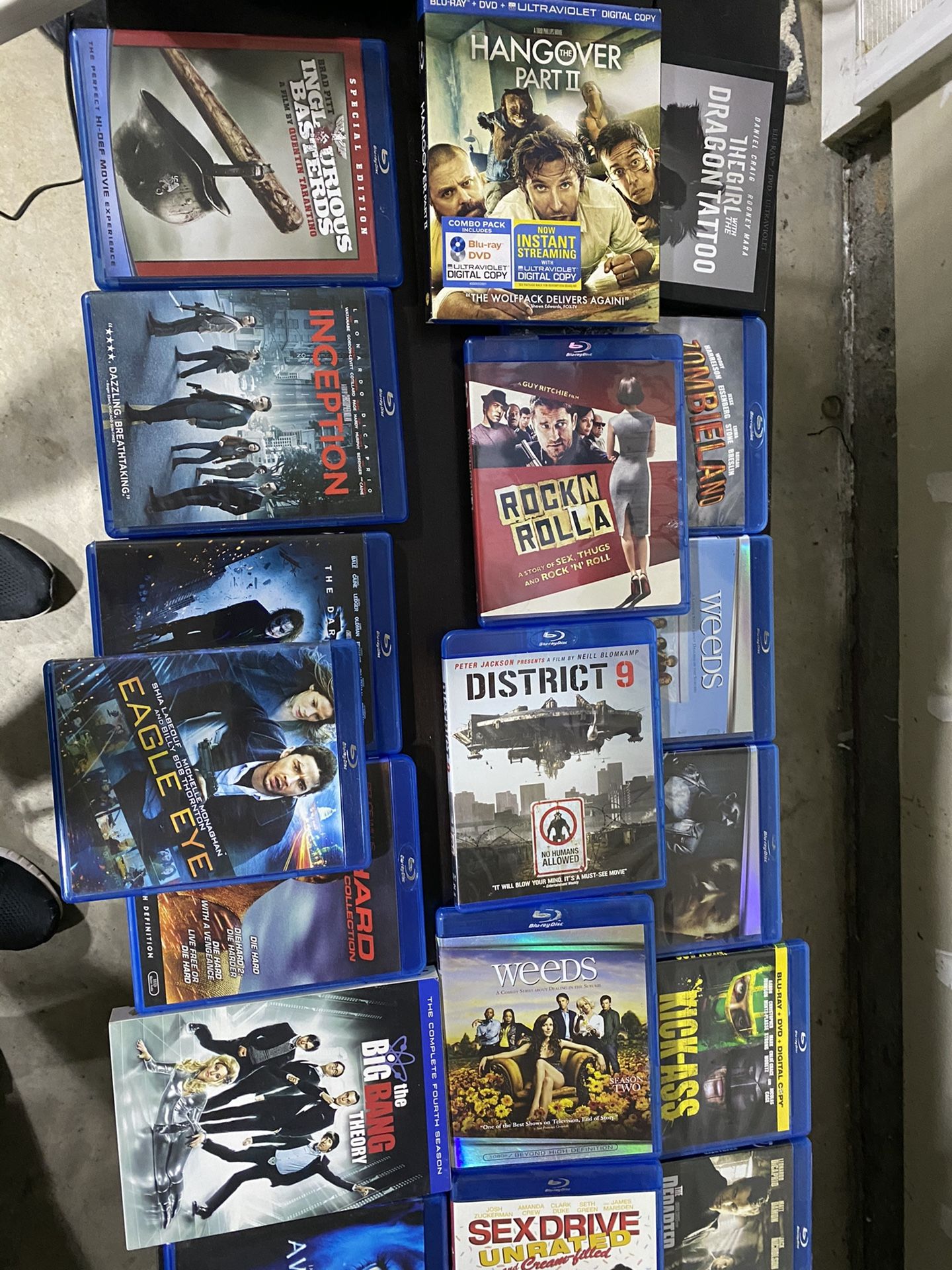 Various Blu-ray Discs and CD’s