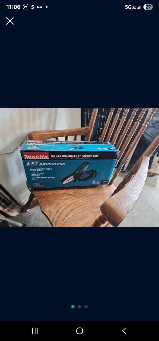 Makita 18v 6" Chain Saw - NEW - NEVER Used