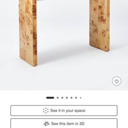 Burl Table From Target 