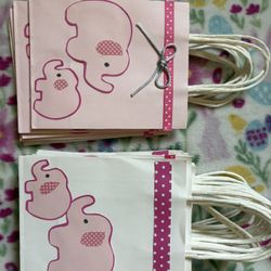 17 It’s A Girl Baby Girl Elephant Goodie Bags