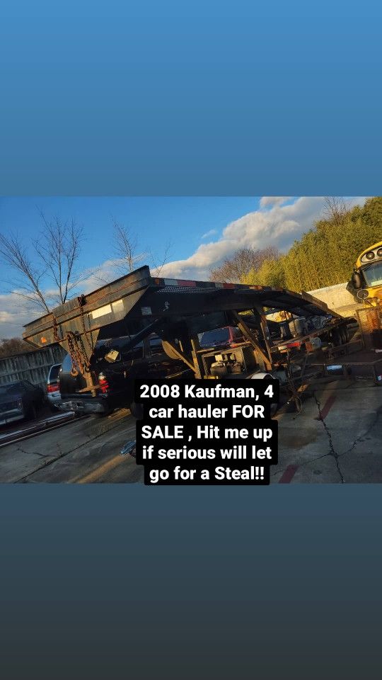 2008 Kaufman 4 Car Hauler Trailer 
