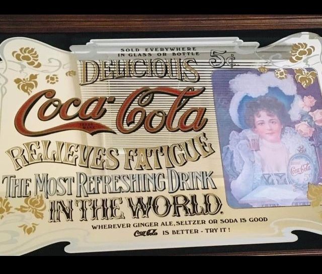 Coca Cola vintage mirror