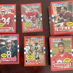 Football Cards USFL 1885 132 Card Set Pick Up Only