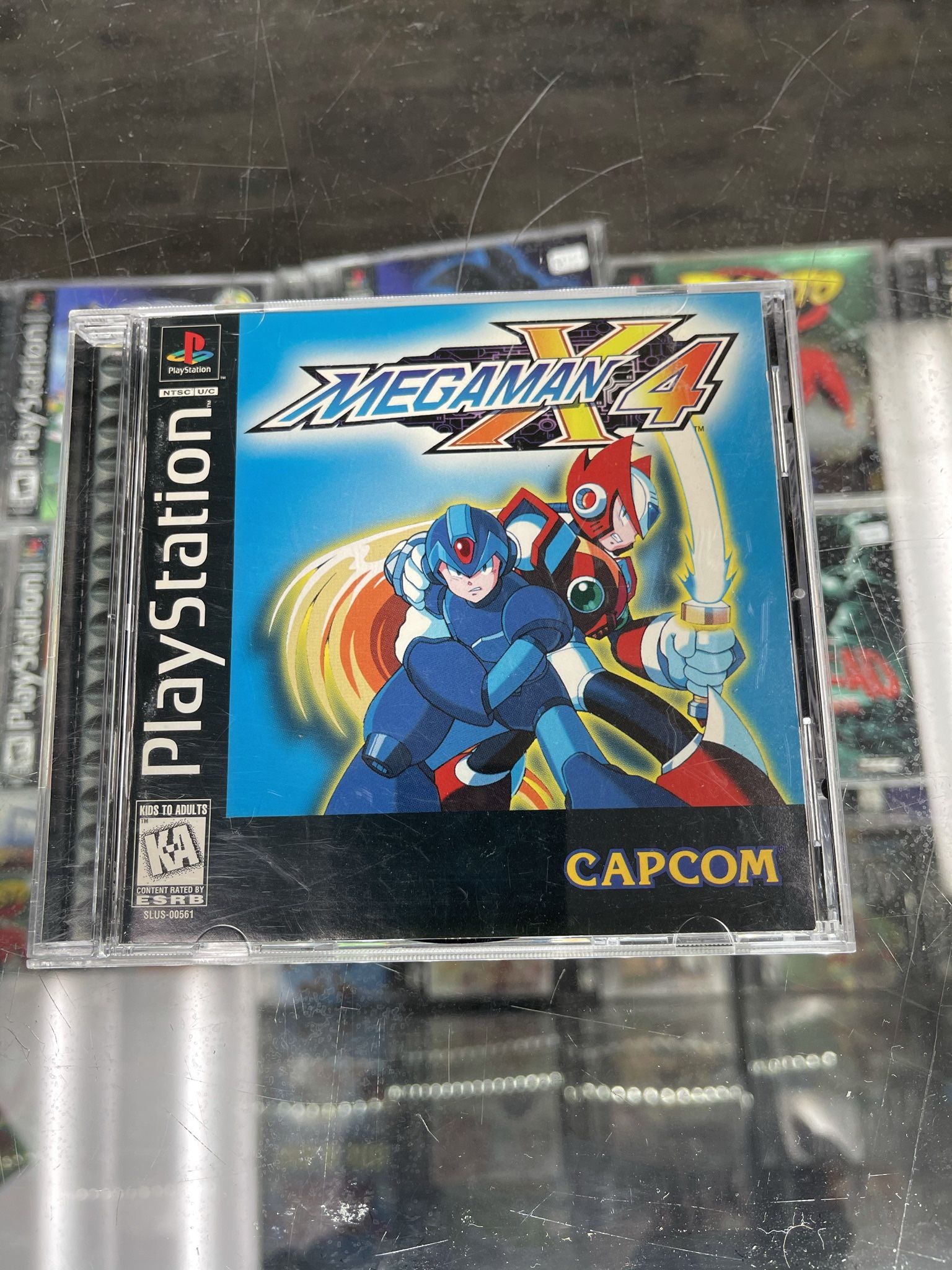 Megaman X4 Ps1 $45 Gamehogs 11am-7pm