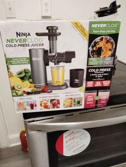 Ninja NeverClog Cold Press Juicer | BRAND NEW, NEVER OPENED