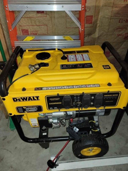 DeWalt DXGNR8000. 8kw generator